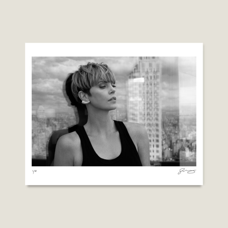 charlize theron, signed limited edition, photographic prints, gwp ha x cps, greg williams, gwp