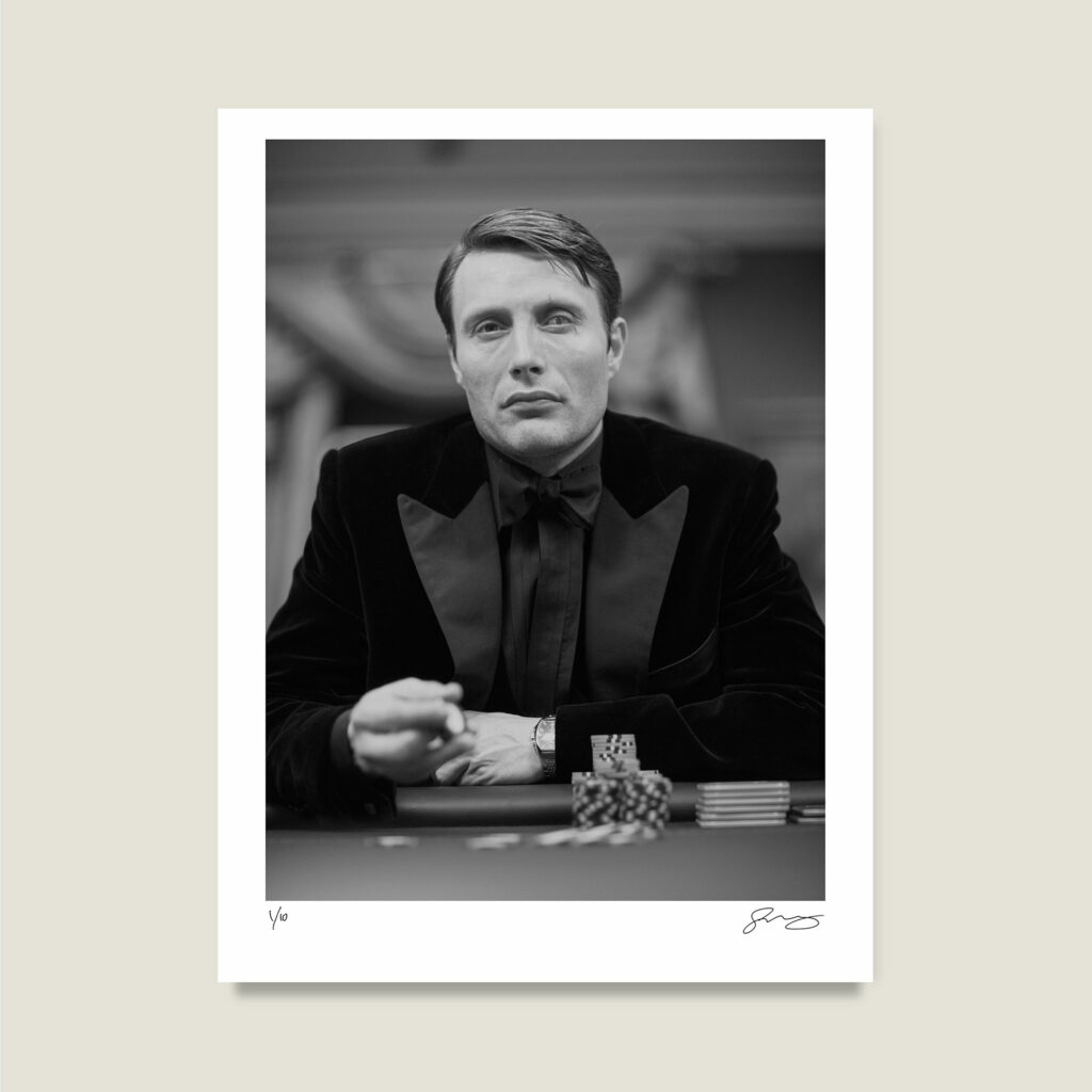 mads mikkelsen, 007, gwp, greg williams photography, james bond, on set, photographic prints, box sets, eon