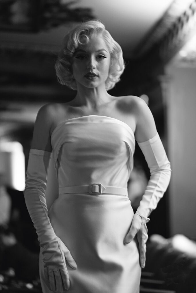 ana de armas, blonde, on set, marilyn monroe, greg williams, gwp