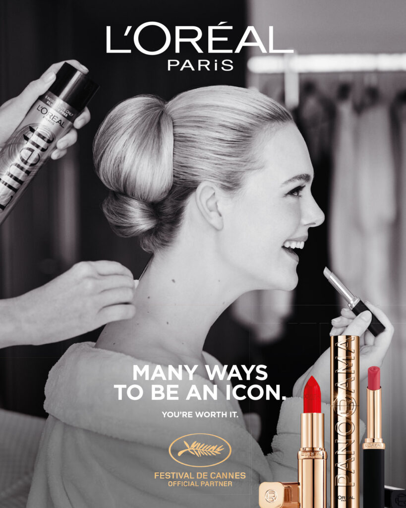 loreal, elle fanning, greg williams, campaigns